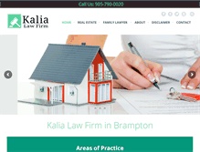 Tablet Screenshot of kalialaw.com